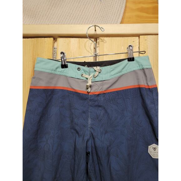Vissala Board Shorts Mens Sz 30 Upcycle Cocotex Poly Stretch - Picture 8 of 13